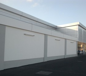 bauprotec RHS and bauprotec 850 M finish on LIDL store
