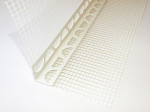 Flexible corner with mesh, 100 x100 mm, from 45° to 150° usable, no waste!