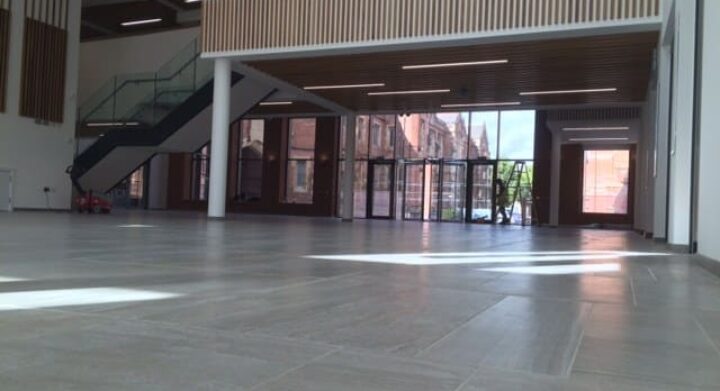 QUB Law building tiling complete, B5 binder suppiled by SMET