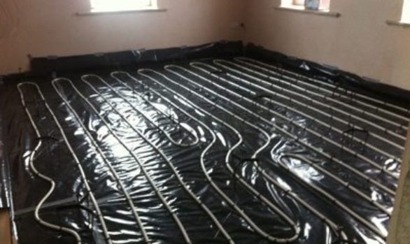 Floor screed Ireland_Kilsaran Alphflo_new build with under floor heating in Dysert, Co Roscommon