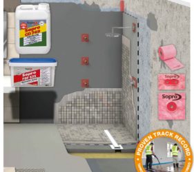 SMET Tanking and Waterproofing systems for wetrooms and showers