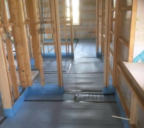 First floor Timberframe with Fast Floor Screed Acoustic solution _layer over 40 mm Alpha Liquid Screed