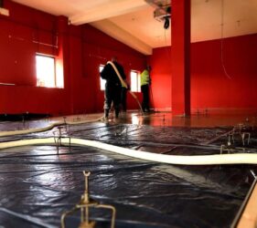 600m2-of-CE-Certified-Alpha-Hemihydrate-screed_fast-Floor-Screed_Gym
