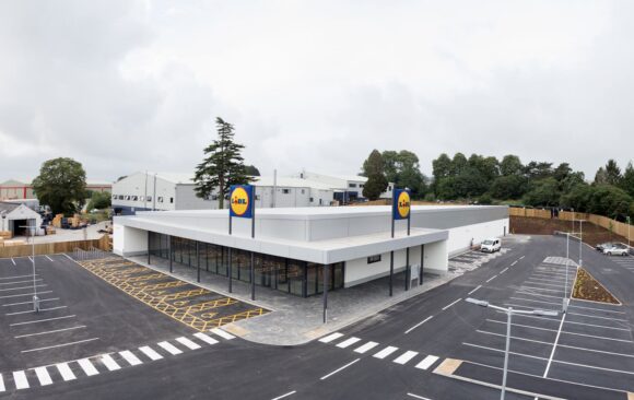 Lidl Chard_bauprotec render_applied by BWB contracts for Jessops Construction