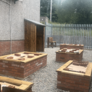 SMET donated £250 towards the construction of the new Sensory Garden in Newry High School