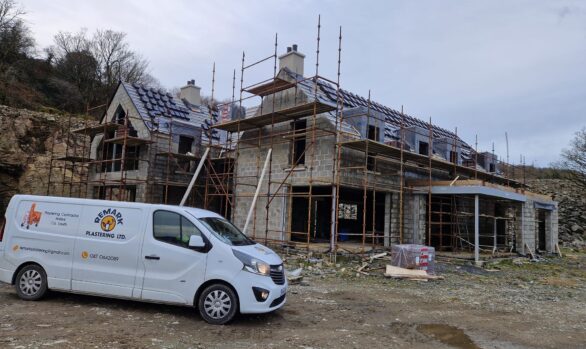 650m2 bauprotec 850 M in New Build_ Machine Applied Render _Remark Plastering